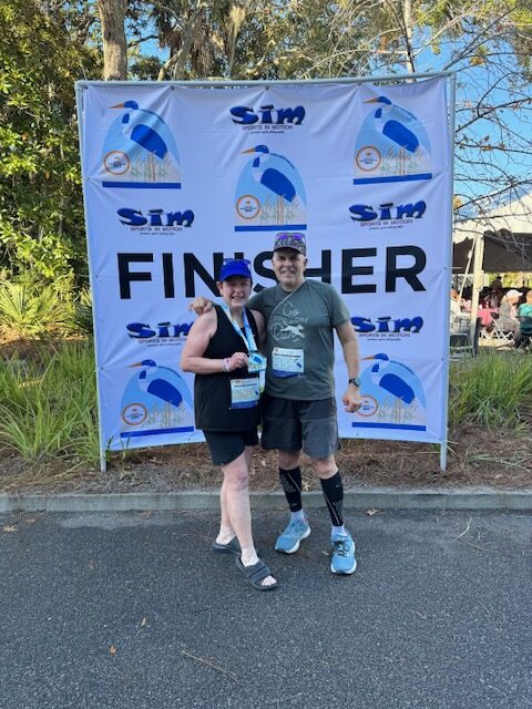Patricia Rosa at finish line